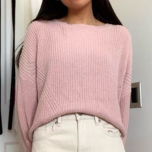 Baby Pink Knit Longsleeve